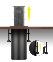 Elektrická zásuvka PowerUp 2x230V 2xUSB A+C bílá